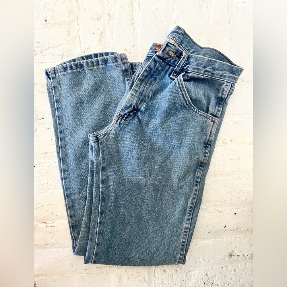 Rustler Relaxed Fit Jeans W29 L30 Blue Denim